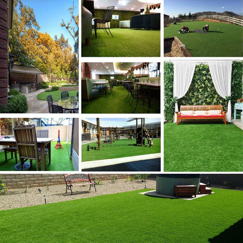 Griclner waterproof non-slip turf stays put on decks and patios
