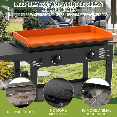 GRIDDLE COVER MAT helps keep the griddle dry and ready for next use