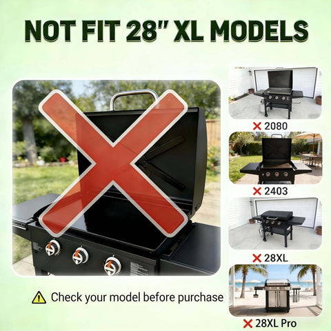 GRIDDLE COVER MAT extends griddle life by guarding against oxidation