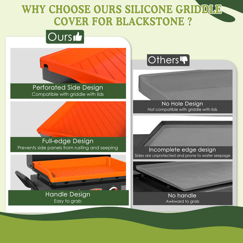 GRIDDLE COVER MAT not for 28-inch XL models; check compatibility