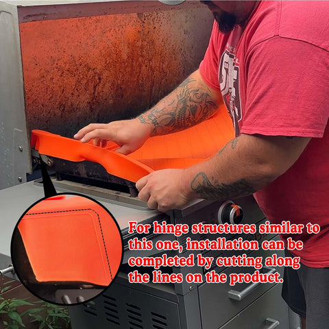 GRIDDLE COVER MAT heat-resistant up to 400℉, safe on griddle tops.