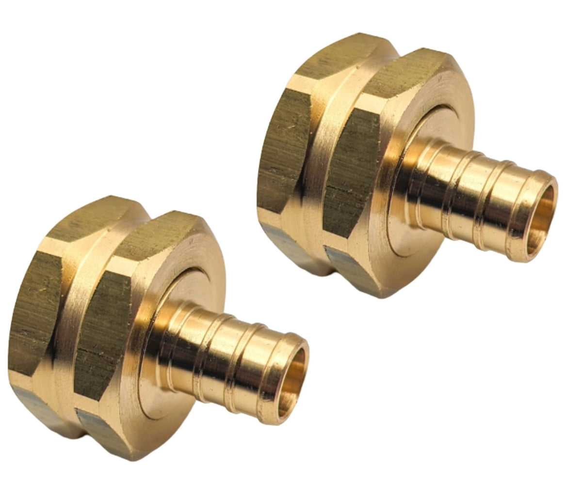 GRIDTECH brass garden hose adapter swivels for leak-free connection