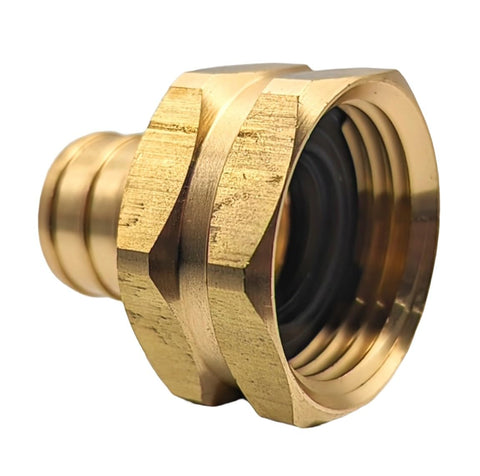 GRIDTECH PEX barb connection for easy fit with PEX tubing.