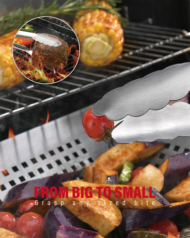 GRILAZ dark-dyed wood handles closeup showing premium grip.
