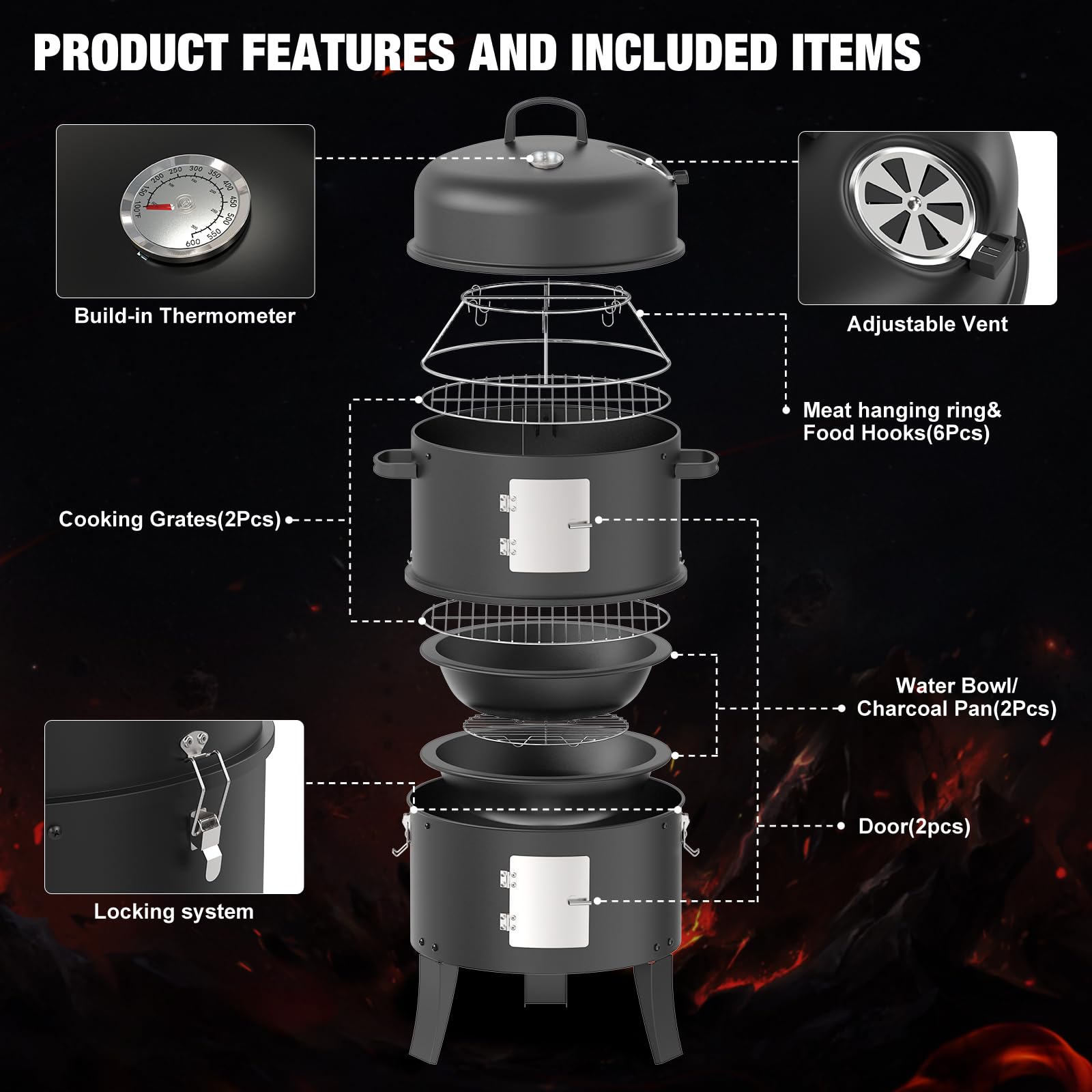 GRILIFE fire pit mode delivers warm ambiance during gatherings