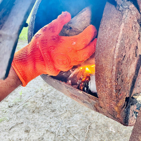 Grill Armor Gloves highlight cut-resistance for safe knife work.