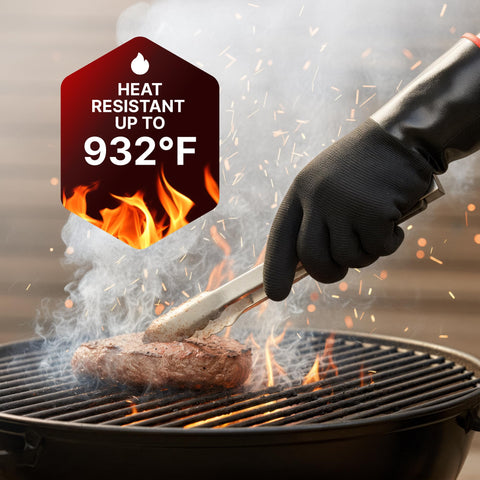 Grill Armor Gloves easy-clean design with hanging loop