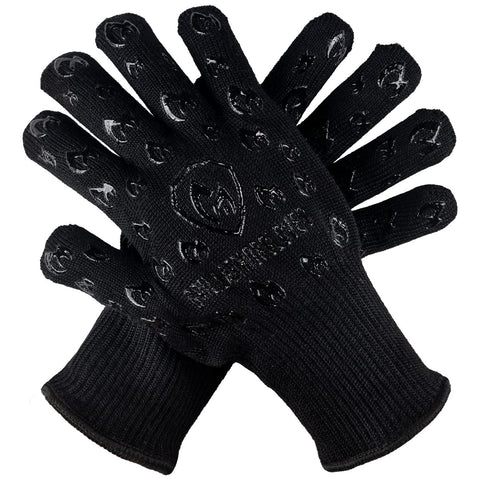 Grill Armor Gloves extreme heat up to 932°F for grilling safety.