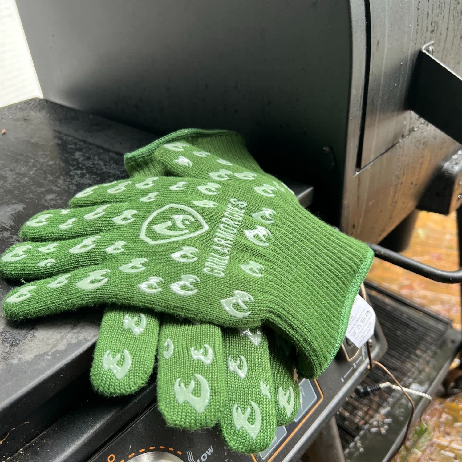 Grill Armor Gloves protect hands at the fire pit.