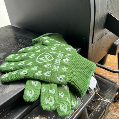 Grill Armor Gloves protect hands at the fire pit.