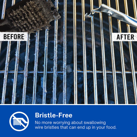 Grill Floss Stainless-Steel Construction ensures durable performance