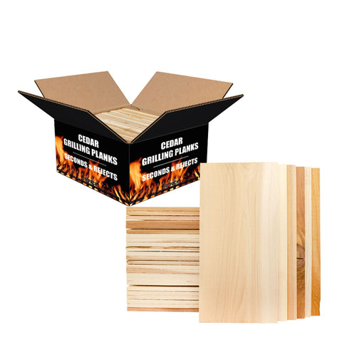 Grill Gourmet cedar planks 30-pack for smoky flavor on the grill