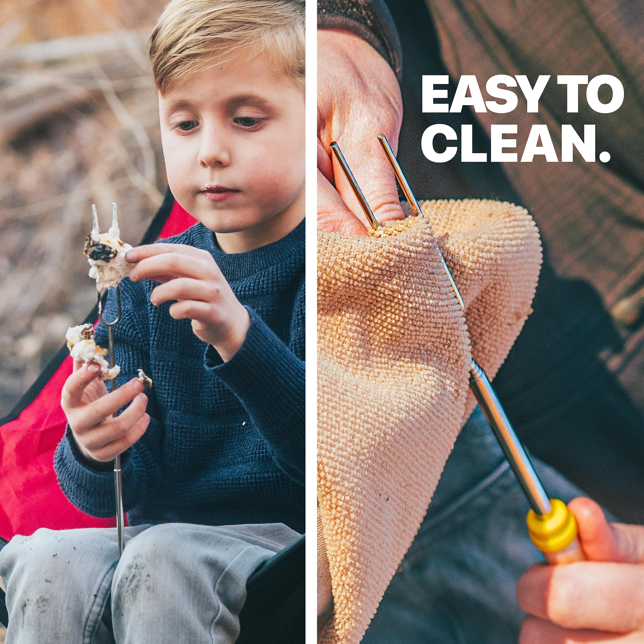 Grill Guru stainless steel forks resist rust and simplify cleaning