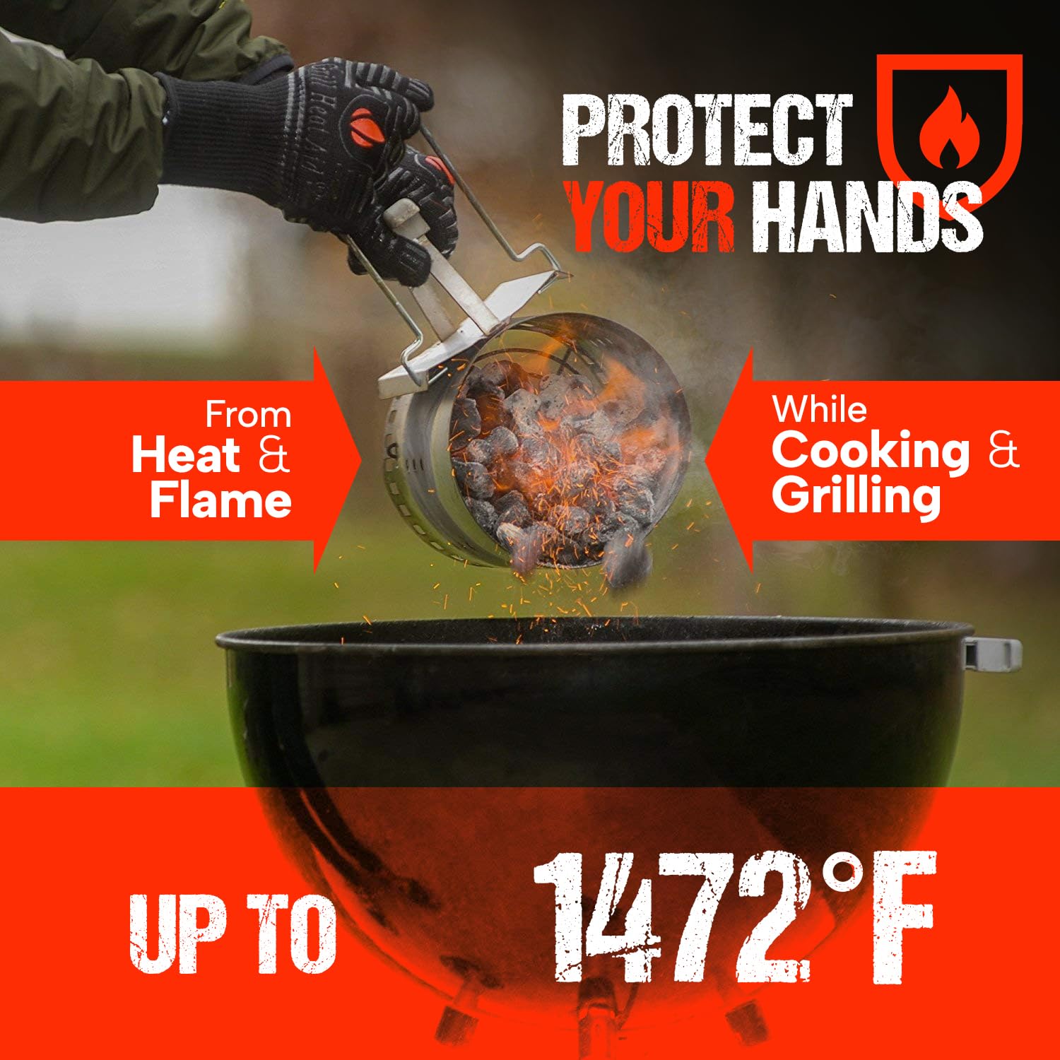 Grill Heat Aid aramid fabric protection for high-heat cooking and grilling