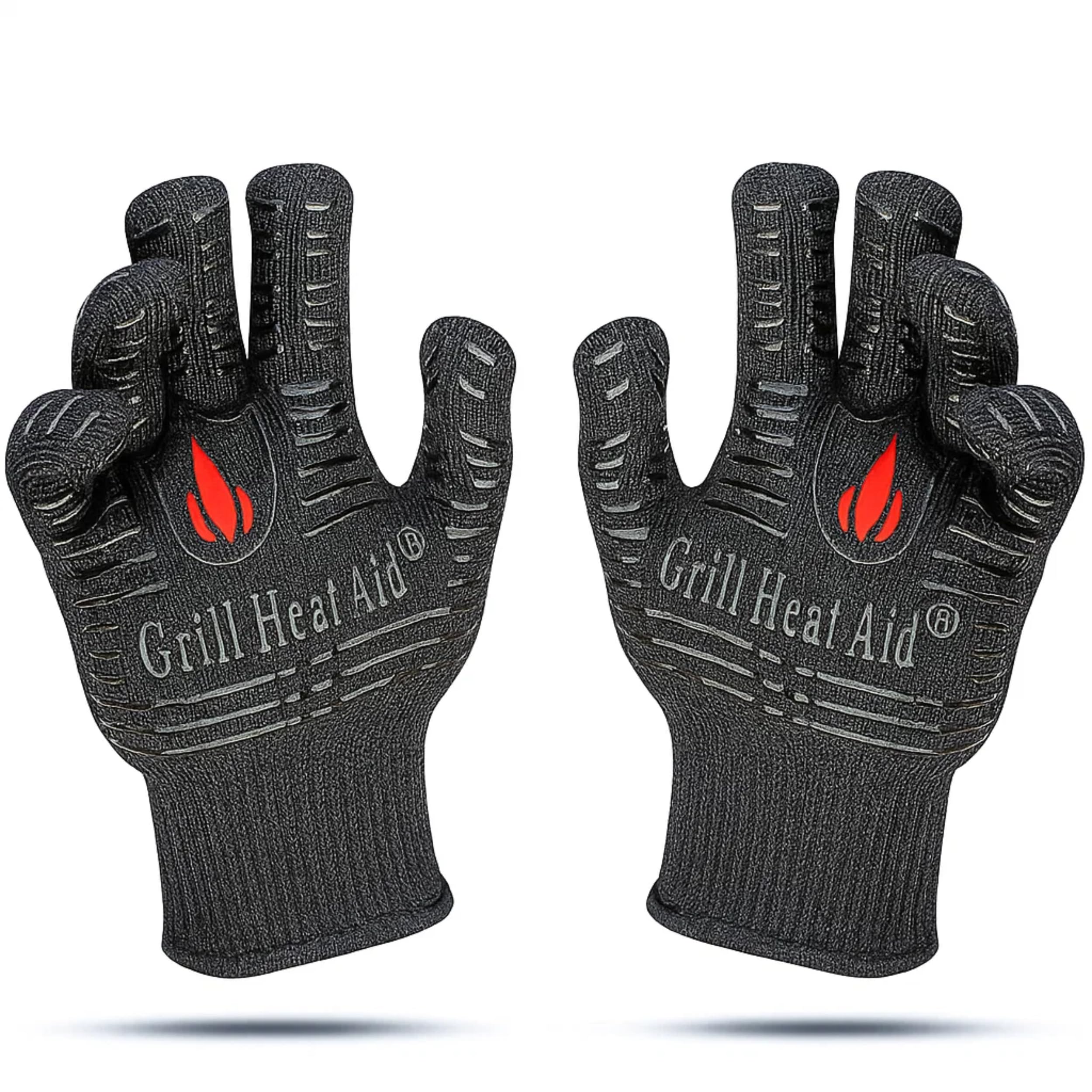 Grill Heat Aid BBQ glove with 1472°F heat protection for grilling and oven tasks