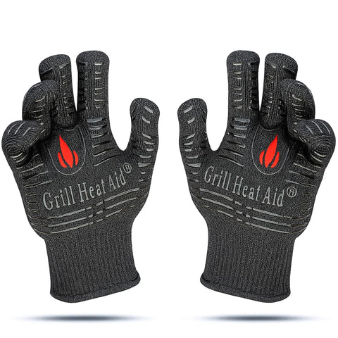 Grill Heat Aid BBQ glove with 1472°F heat protection for grilling and oven tasks