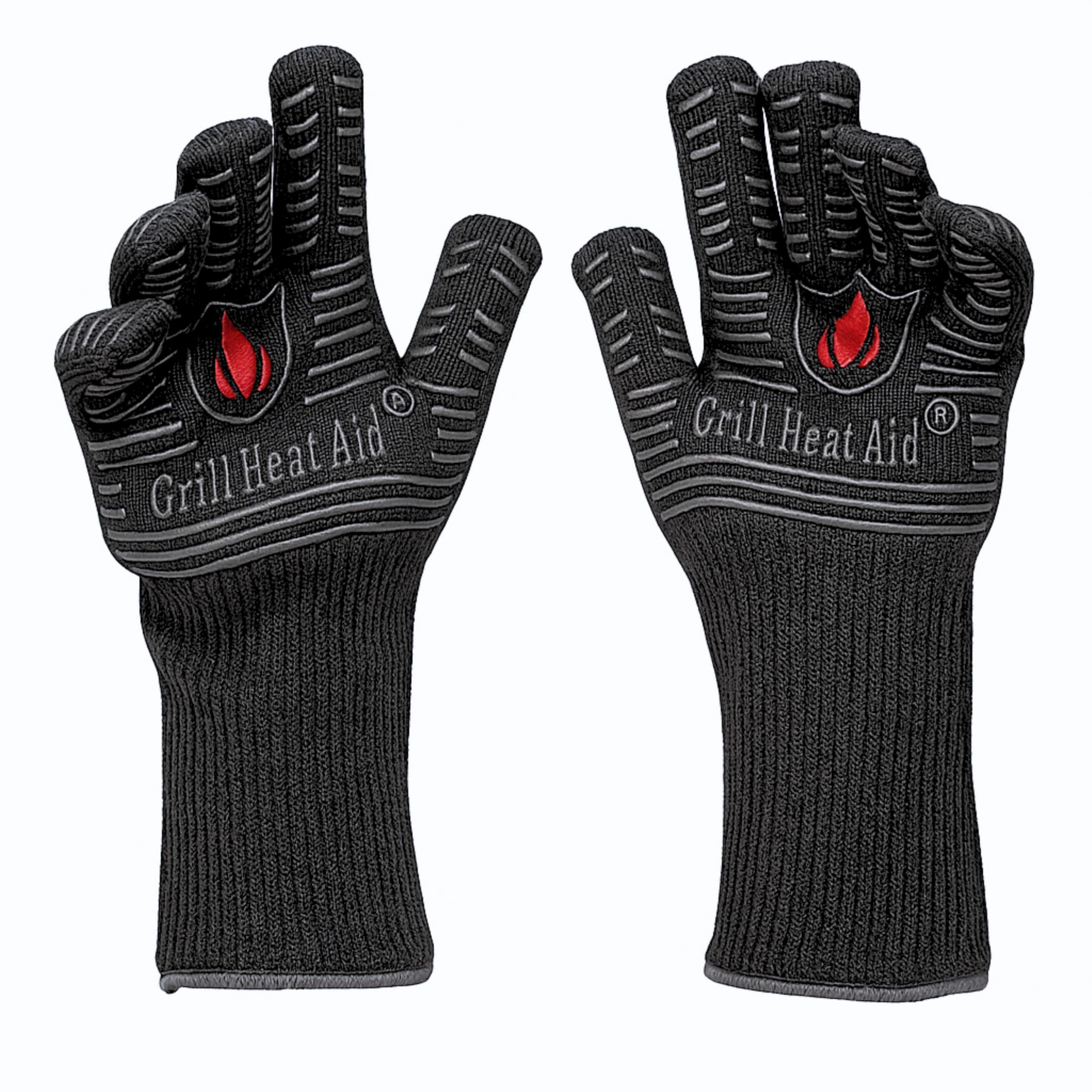 Grill Heat Aid BBQ glove heatproof for high-temperature grilling and safety.