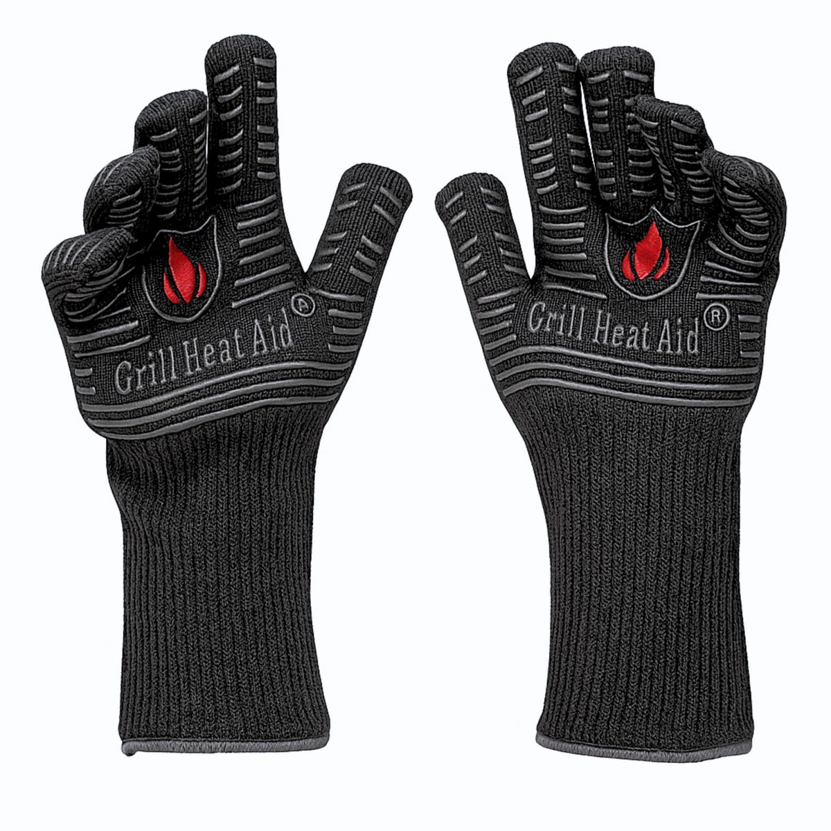 Grill Heat Aid BBQ glove heatproof for high-temperature grilling and safety.