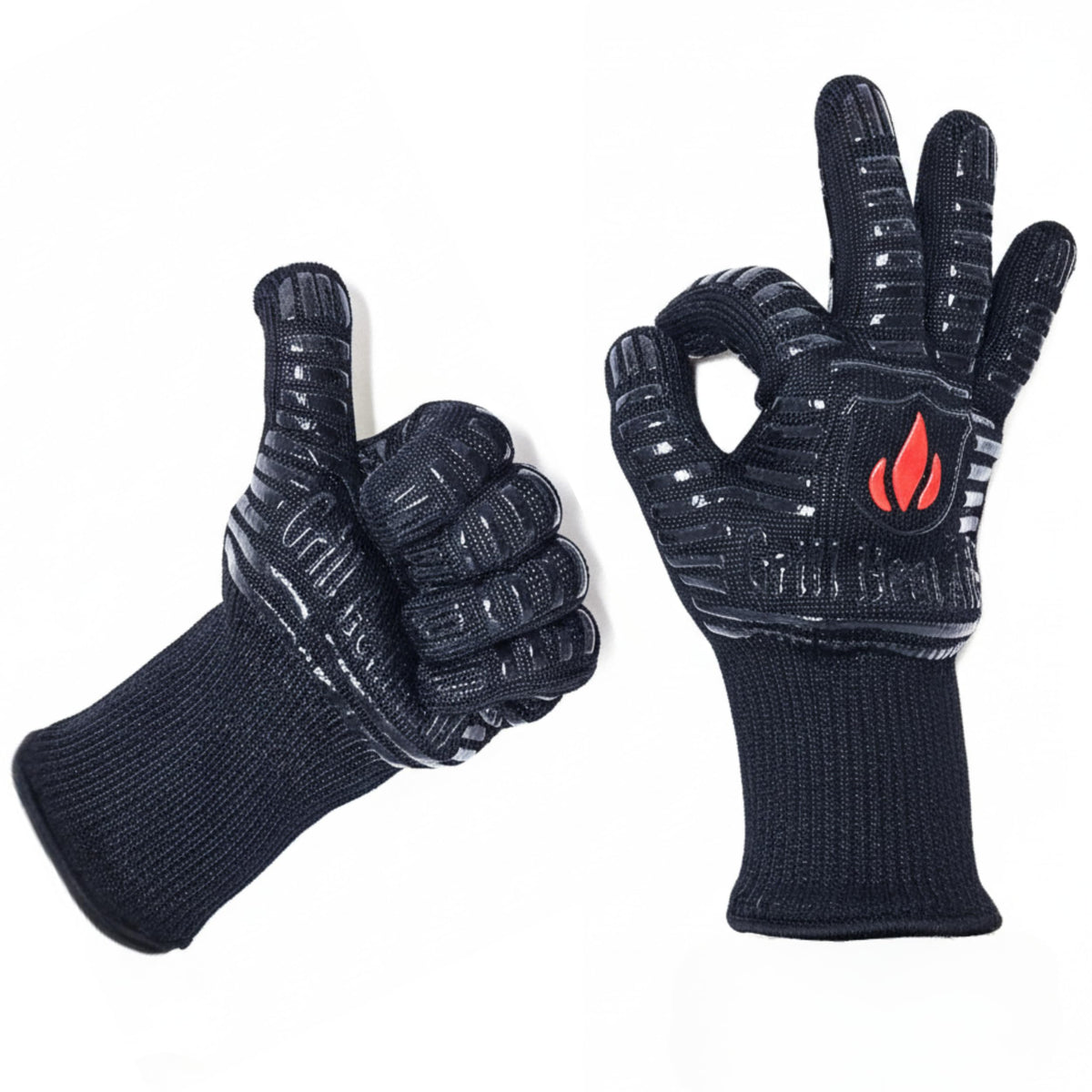 Grill Heat Aid extreme heat gloves protecting hands up to 1472°F for high-heat grilling