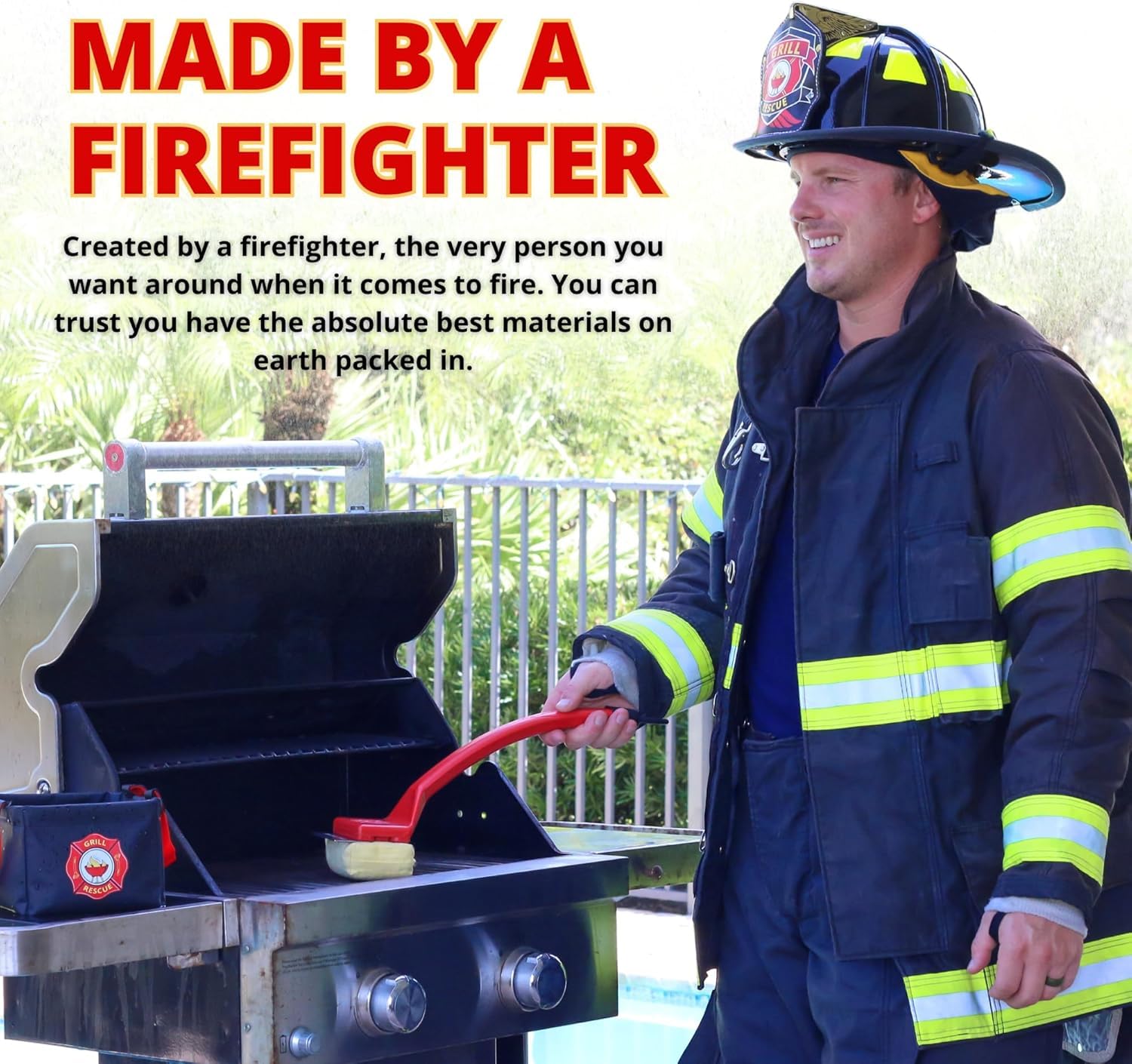Grill Rescue works on all grill types for versatile cleaning.
