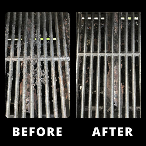 Grill Rescue works on gas, charcoal, pellet, and ceramic grills.