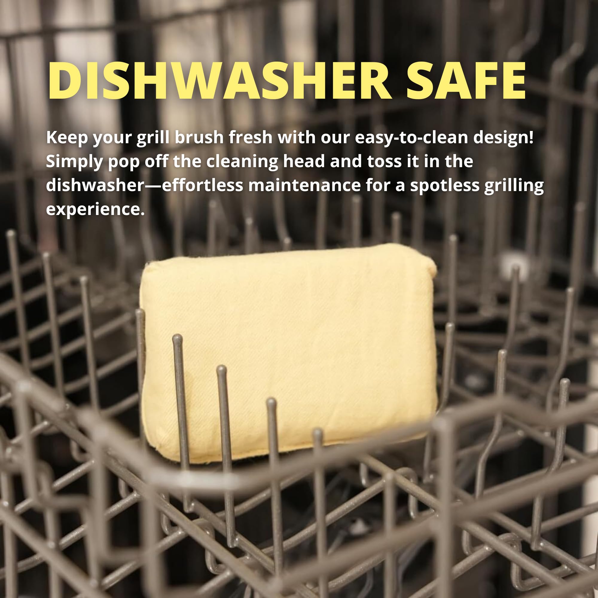 GB3000 head cleaning a cast-iron grate with effective residue removal