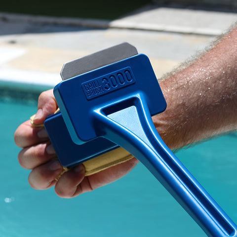 GB3000 head cleaning stainless-steel grate showing durability