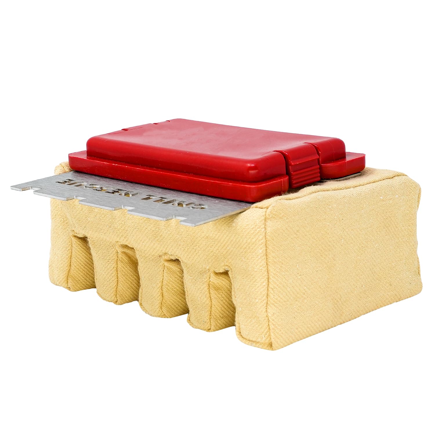 Grill Rescue replaceable head cleans cast iron grates safely with steam.