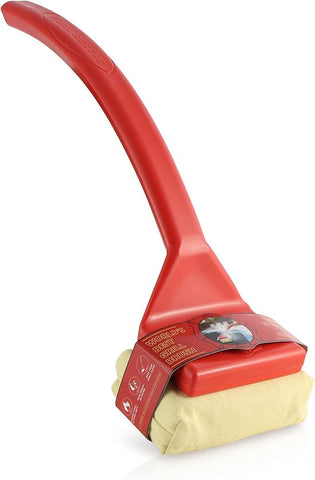 Grill Rescue replaceable head in front view for safer, bristle-free grill cleaning.