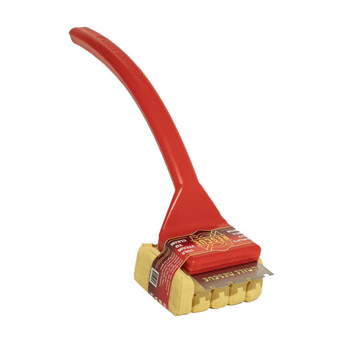 Grill Rescue replaceable head with steam action for bristle-free cleaning