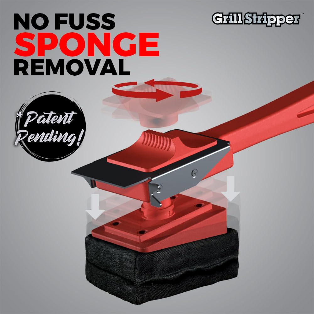 Grill Stripper bristle-free design reduces risk of stray bristles.