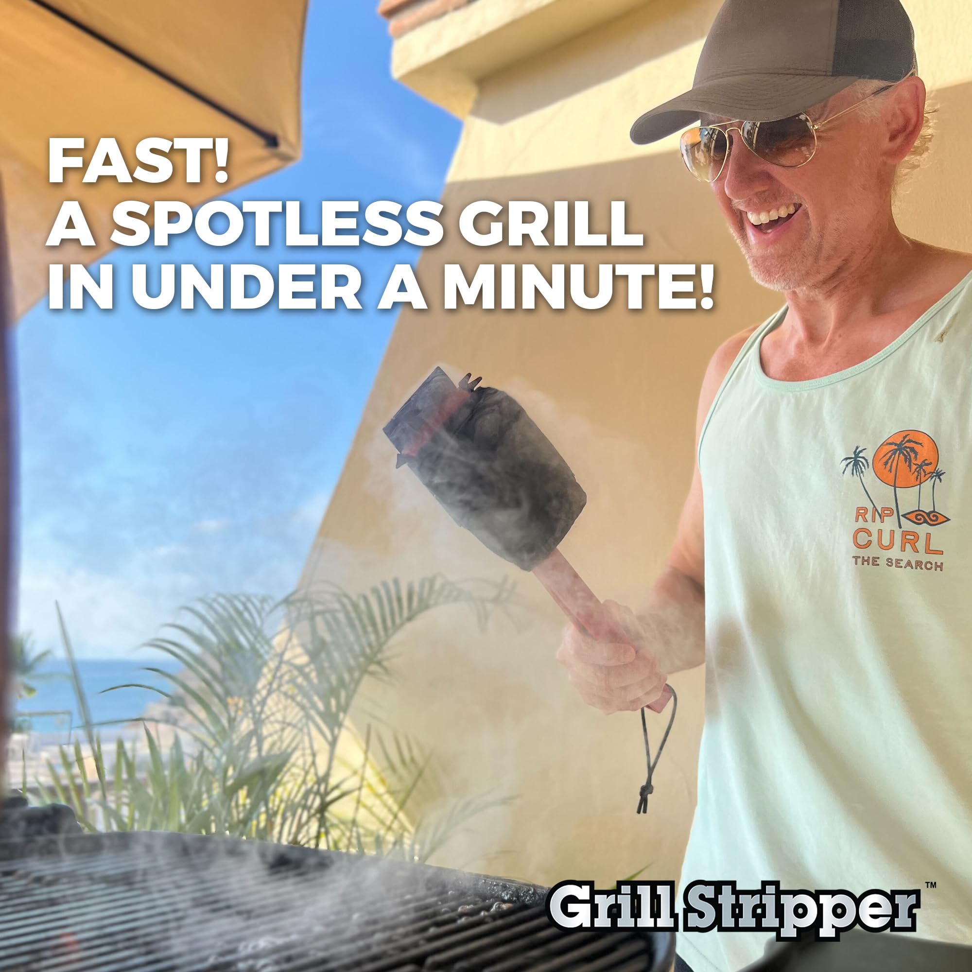 Grill Stripper dishwasher-safe components simplify cleanup after grilling.