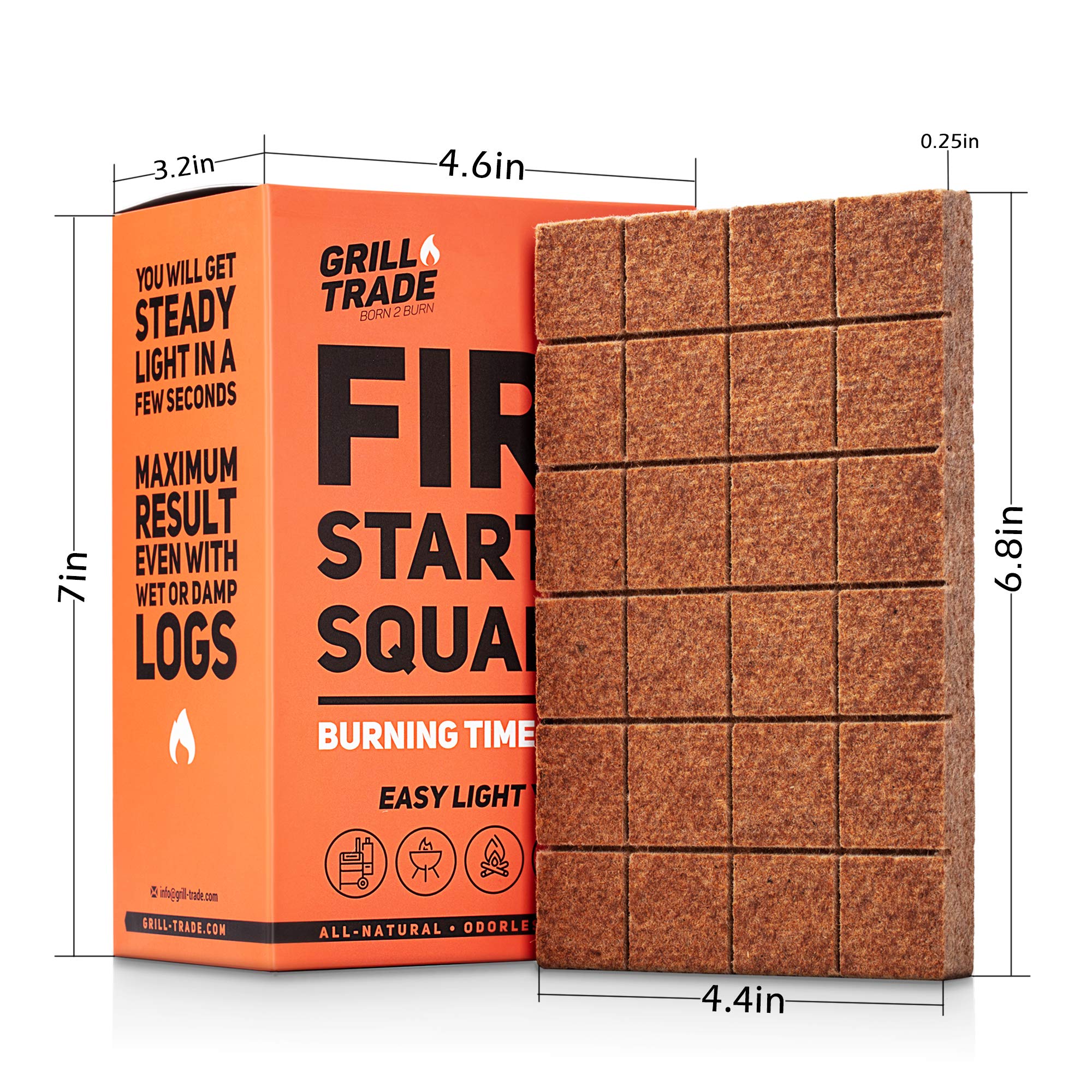 Grill Trade Fire Starter Squares Gift Pack for grill lovers