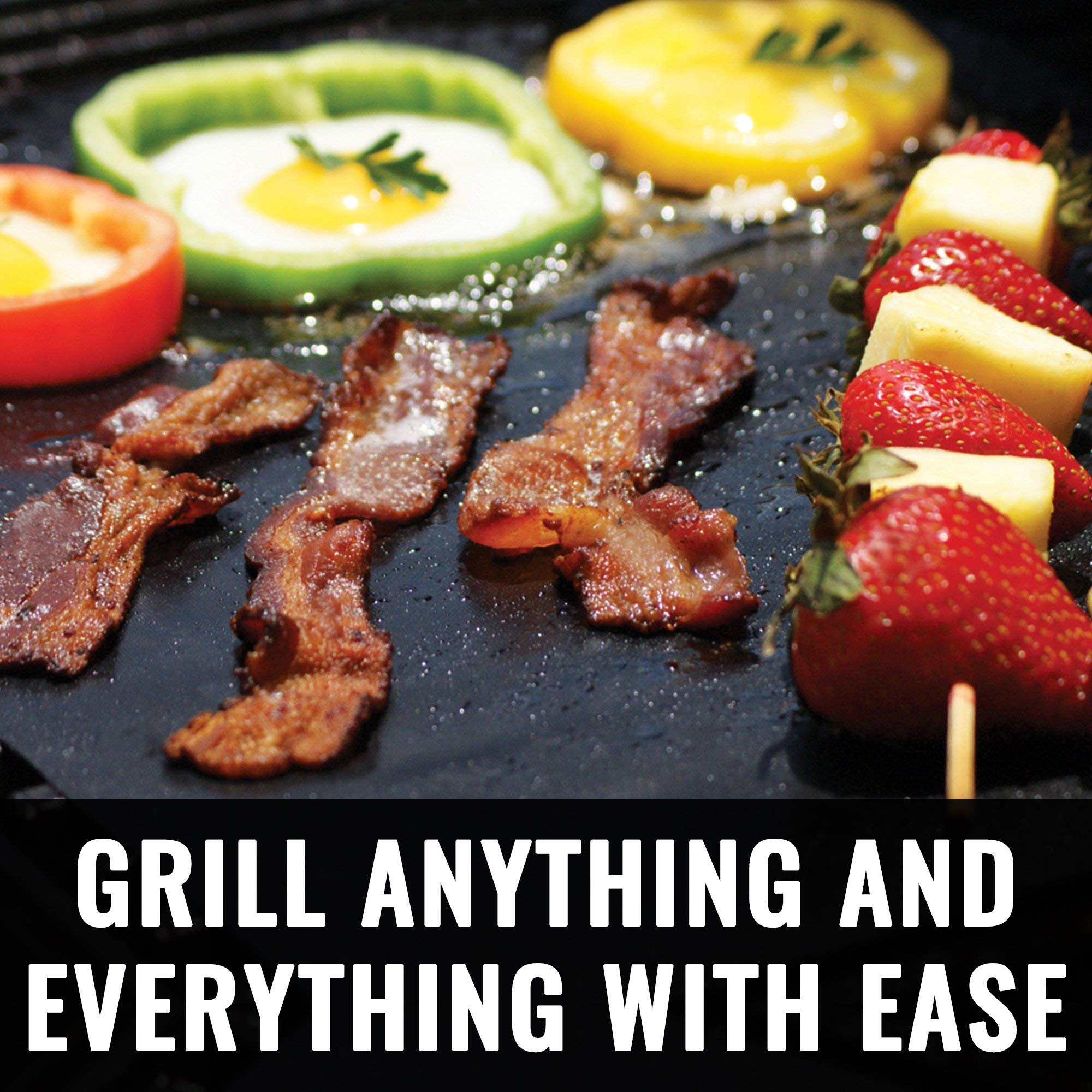Grillaholics grill mats are dishwasher safe for quick cleanup.