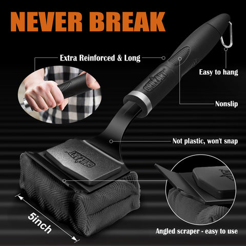 GRILLART 17-inch handle demonstrates durable grip