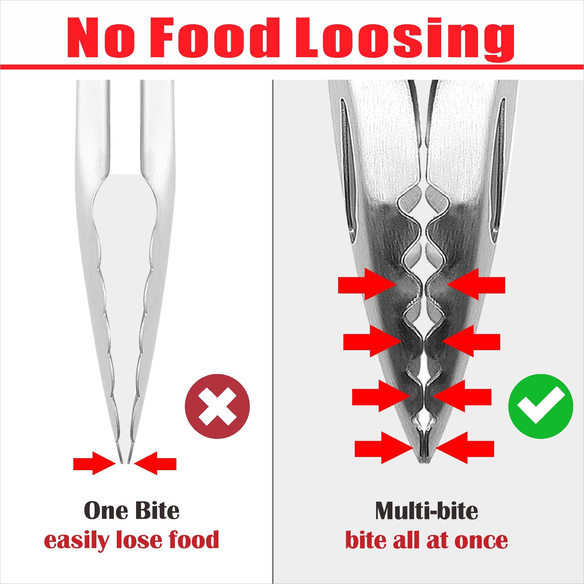 GRILLART 18-inch grill fork for secure turning with minimal effort