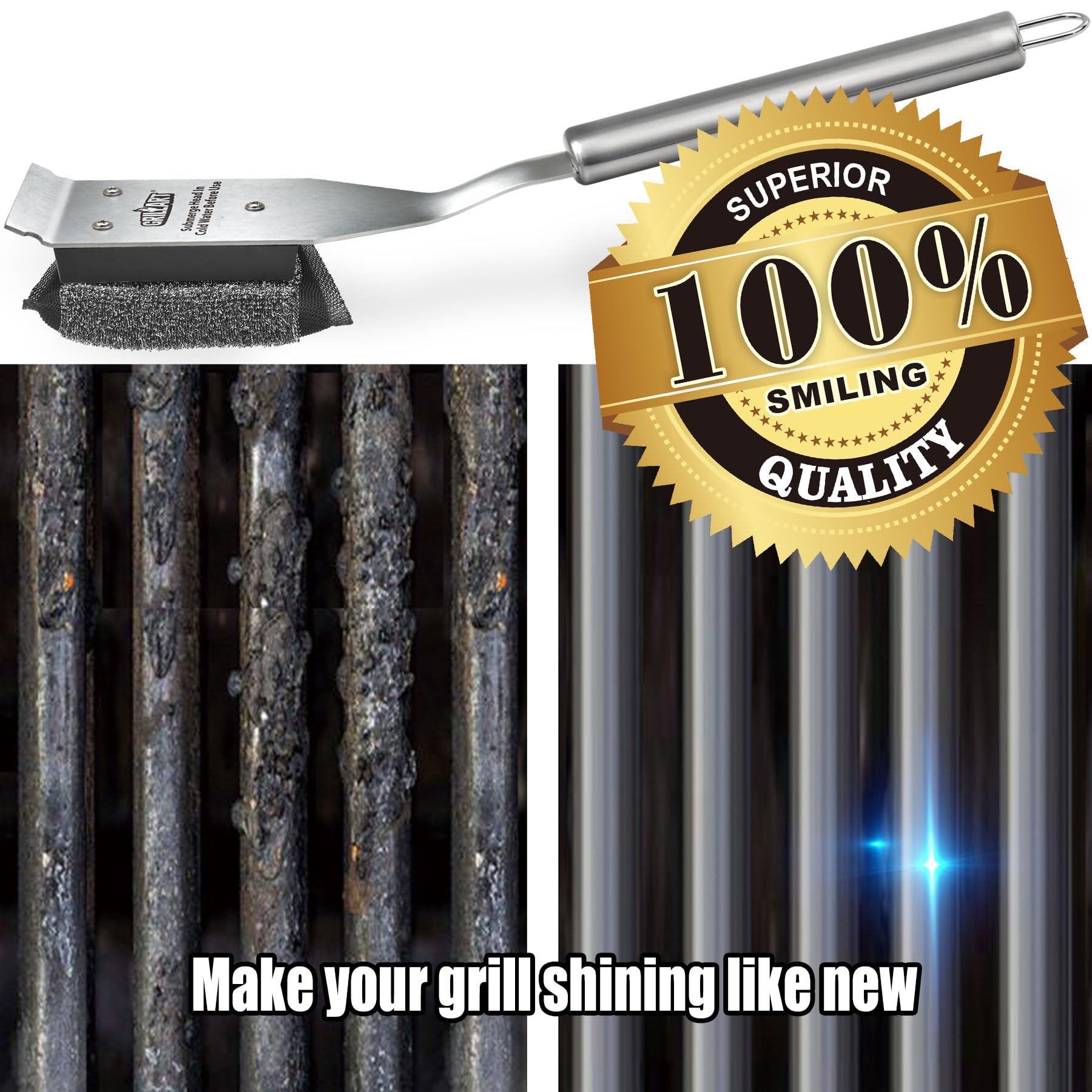 GRILLART two-pack replacement heads add value