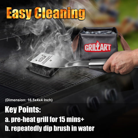 GRILLART all-grates compatibility for charcoal, porcelain, infrared grills