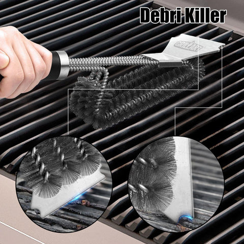 GRILLART compatible with charcoal, smoker, porcelain, and infrared grills