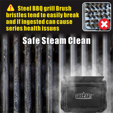 GRILLART dishwasher-safe cleaning pad for easy post-use care