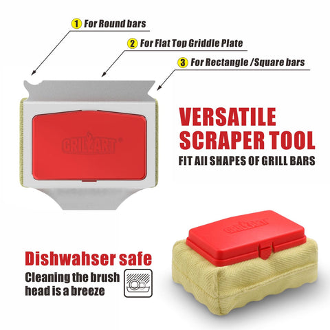 GRILLART hanging holes for convenient storage on the grill
