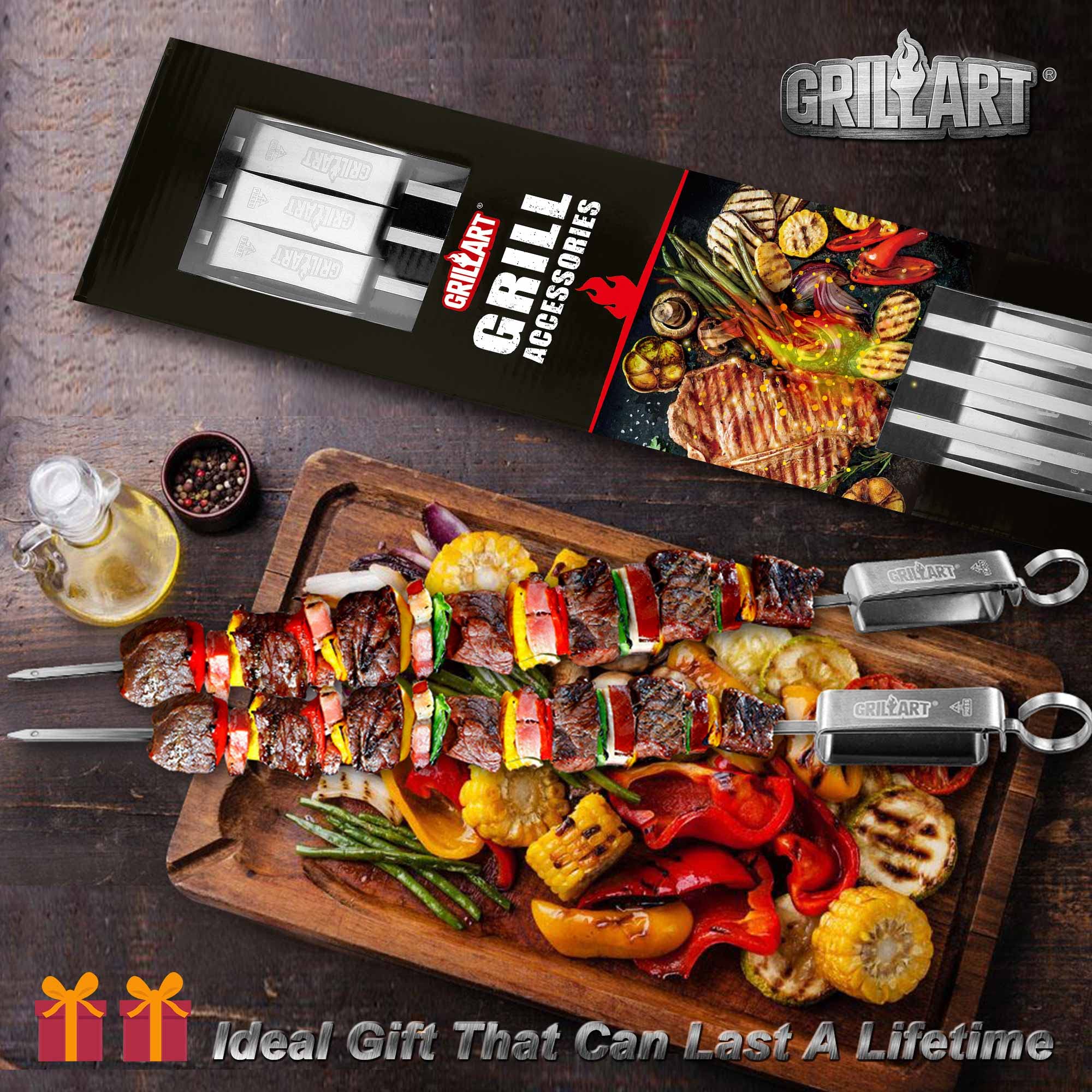 GRILLART 10-piece set for gatherings and grills.