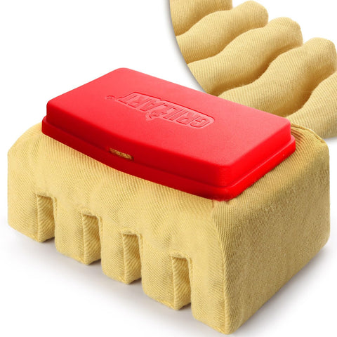 GRILLART replaceable cleaning pad cleans hard-to-reach grime on grates