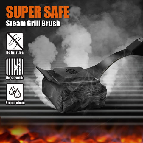GRILLART seamless-fitting grill bar design demonstrates 360-degree coverage.