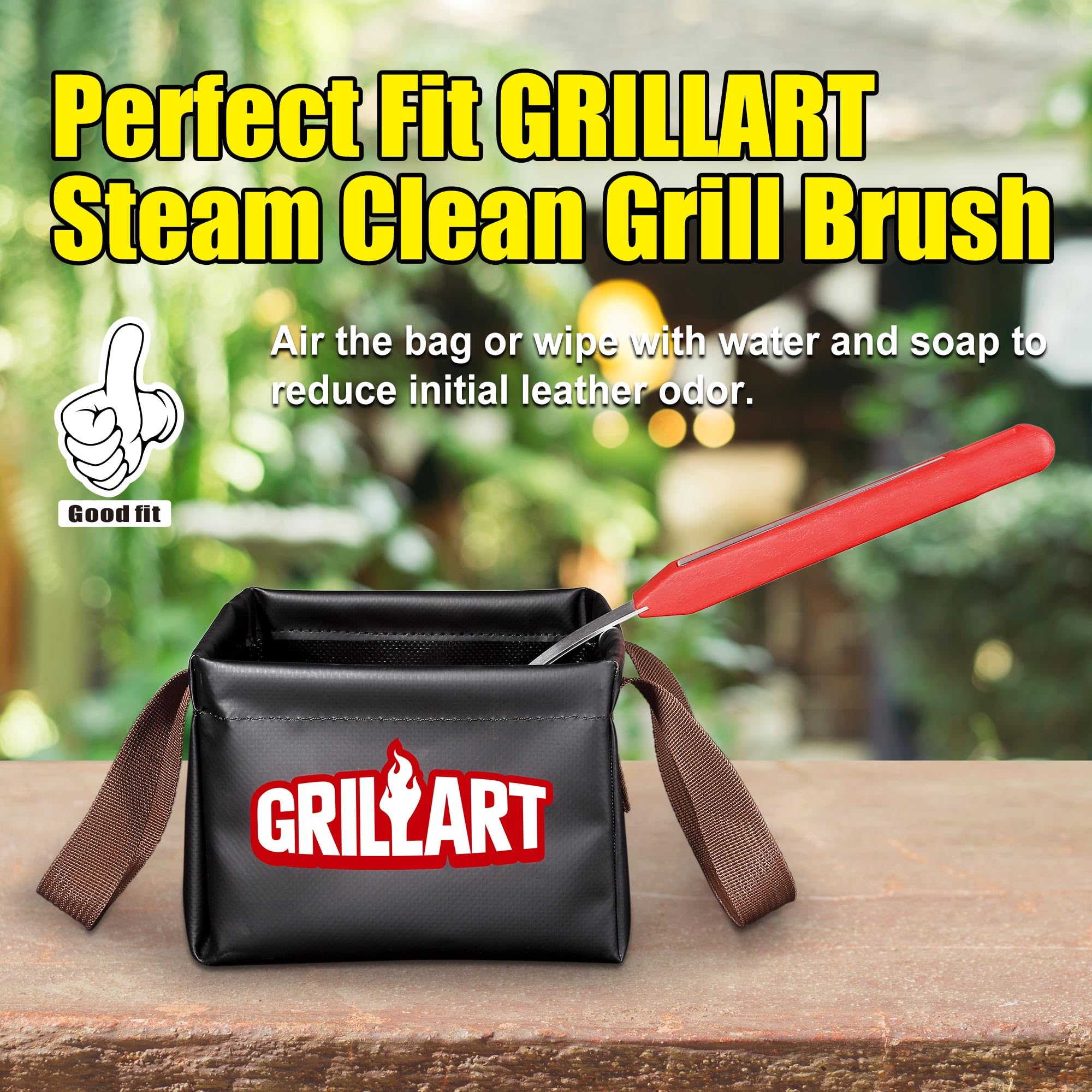 GRILLART soak basin hanging hole for easy storage