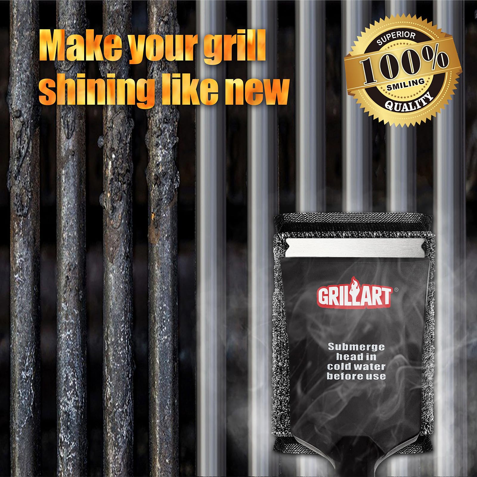 GRILLART SteamWizards support promise with responsive 24-hour assistance.