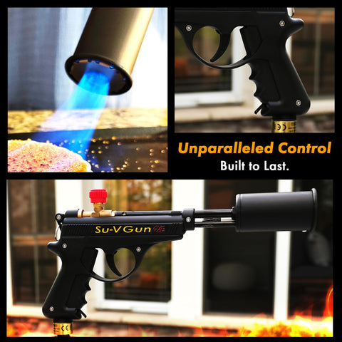 GRILLBLAZER Su-VGun safety check valve enhances responsible use.