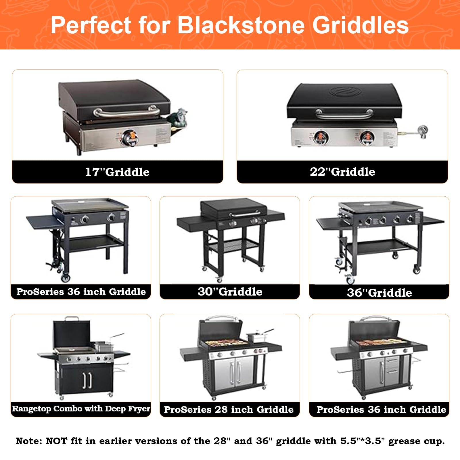 GrillChef easy-cleanup accessories simplify post-grill tidying and grease disposal.