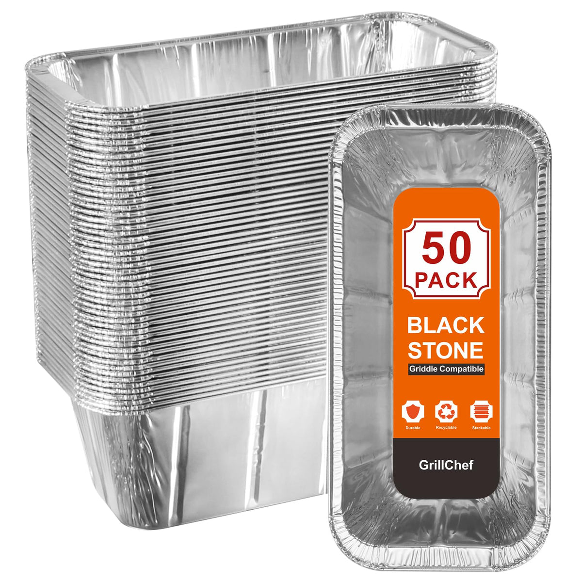 GrillChef grease cup liners fit Blackstone 36-inch griddles for tidy, mess-free grilling.