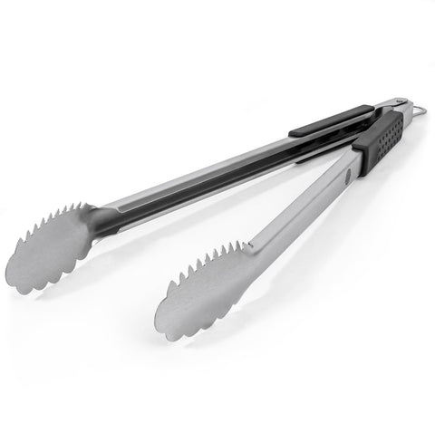 Grille Perfect 20-inch reach grill tongs safely flip food from far away